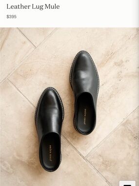 Jenni Kayne Leather Lug Mule
